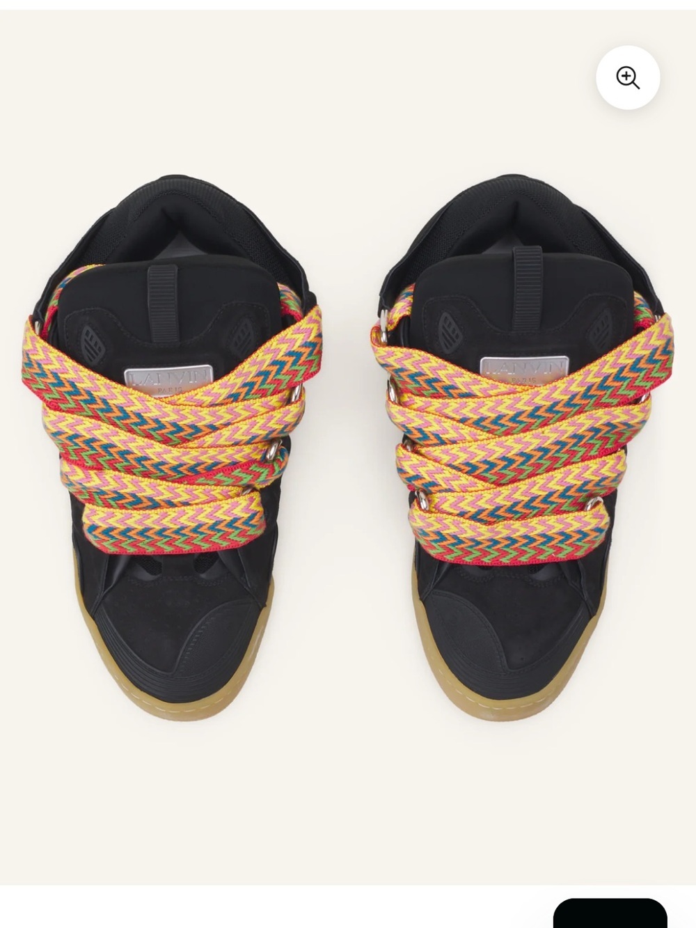 LANVIN CURB SNEAKERS IN LEATHER